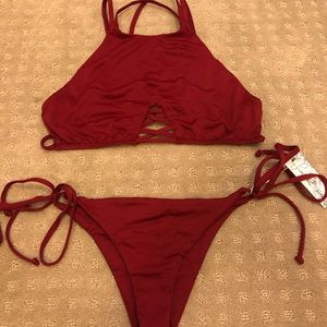 Frankie’s Bikinis Marley Set NWT